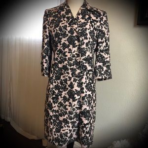 Ann Taylor Loft Petite Pink & Black Jacket